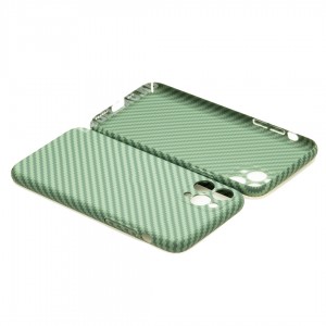 Husă iPhone 11 Pro Max LUXO Kevlar Awesome Green