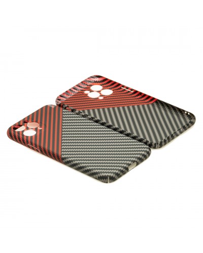 Husă iPhone 11 Pro Max LUXO Kevlar Red & Grey