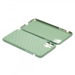 Husă iPhone 11 Pro LUXO Kevlar Awesome Green
