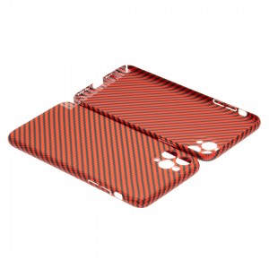 Husă iPhone 11 Pro LUXO Kevlar Awesome Red