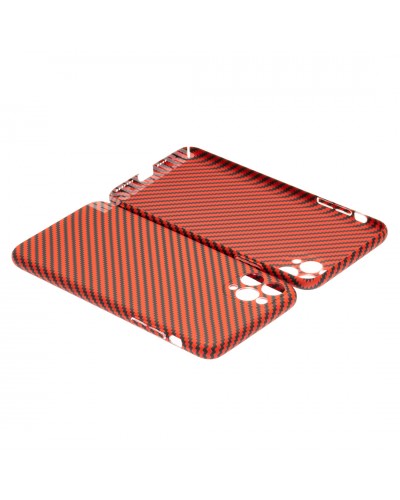 Husă iPhone 11 Pro LUXO Kevlar Awesome Red Husă iPhone 11 Pro LUXO Kevlar Awesome Red