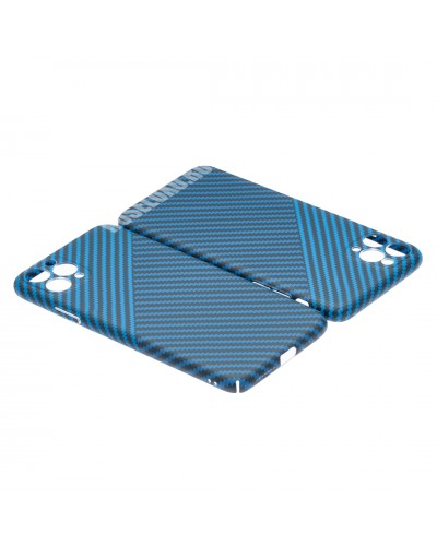 Husă iPhone 11 Pro LUXO Kevlar Blue Duo Husă iPhone 11 Pro LUXO Kevlar Blue Duo