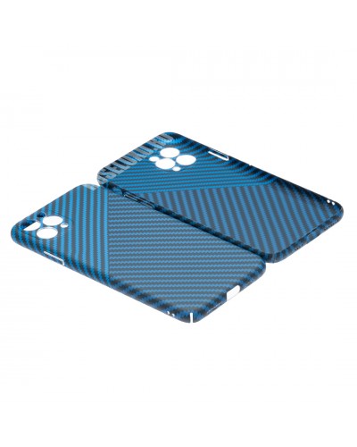 Husă iPhone 11 Pro LUXO Kevlar Blue Duo Husă iPhone 11 Pro LUXO Kevlar Blue Duo