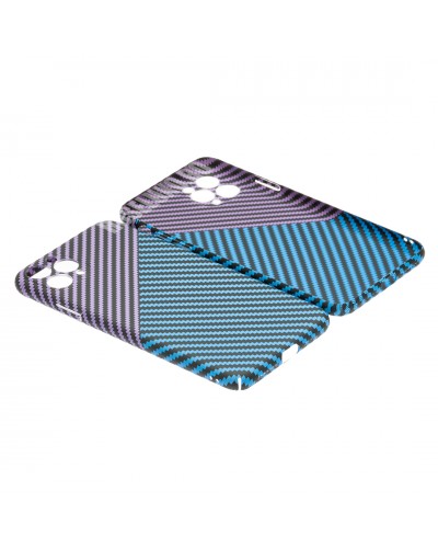 Husă iPhone 11 Pro LUXO Kevlar Purple & Blue Husă iPhone 11 Pro LUXO Kevlar Purple & Blue