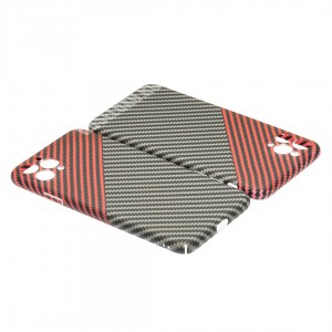 Husă iPhone 11 Pro LUXO Kevlar Red & Grey