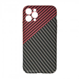Husă iPhone 11 Pro LUXO Kevlar Red & Grey