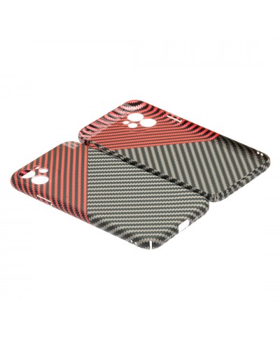 Husă iPhone 11 LUXO Kevlar Red & Grey Husă iPhone 11 LUXO Kevlar Red & Grey
