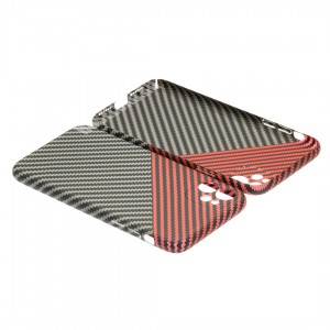 Husă iPhone 11 LUXO Kevlar Red & Grey
