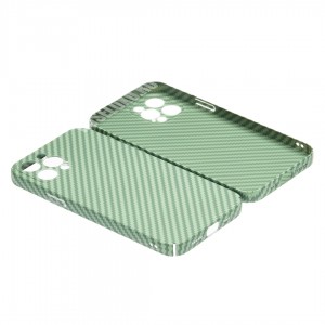 Husă iPhone 12 Pro Max LUXO Kevlar Awesome Green