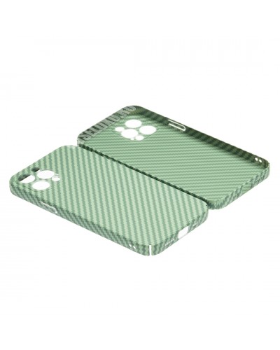 Husă iPhone 12 Pro Max LUXO Kevlar Awesome Green