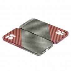 Husă iPhone 12 Pro Max LUXO Kevlar Red & Grey