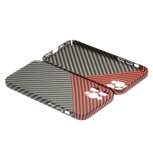 Husă iPhone 12 Pro Max LUXO Kevlar Red & Grey