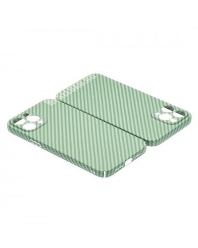 Husă iPhone 12 Pro LUXO Kevlar Awesome Green