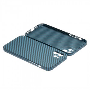 Husă iPhone 12 LUXO Kevlar Awesome Blue