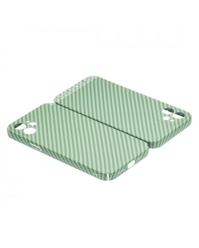 Husă iPhone 12 LUXO Kevlar Awesome Green