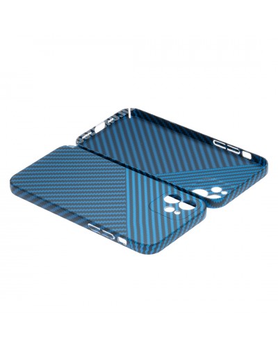 Husă iPhone 12 LUXO Kevlar Blue Duo Husă iPhone 12 LUXO Kevlar Blue Duo