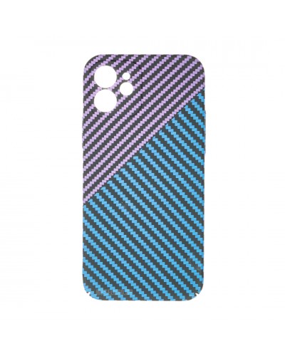 Husă iPhone 12 LUXO Kevlar Purple & Blue