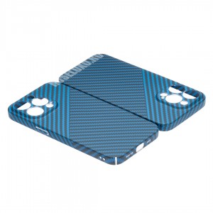 Husă iPhone 13 Pro Max LUXO Kevlar Blue Duo