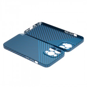 Husă iPhone 13 Pro Max LUXO Kevlar Blue Duo