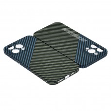 Husă iPhone 13 Pro Max LUXO Kevlar Blue & Green