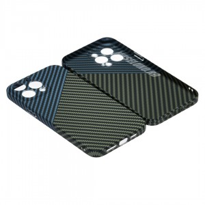 Husă iPhone 13 Pro Max LUXO Kevlar Blue & Green