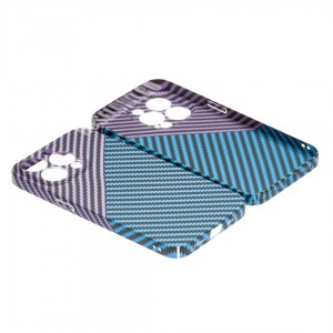 Husă iPhone 13 Pro Max LUXO Kevlar Purple & Blue
