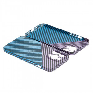 Husă iPhone 13 Pro Max LUXO Kevlar Purple & Blue
