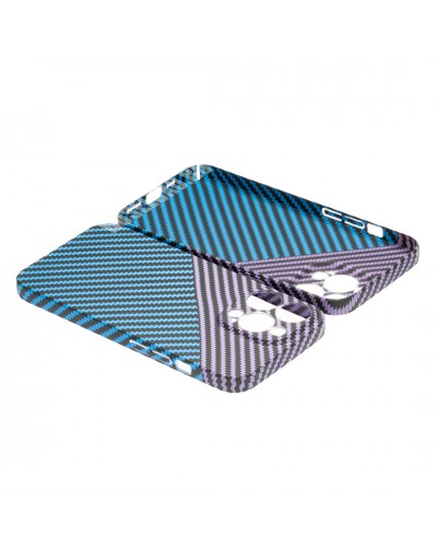 Husă iPhone 13 Pro Max LUXO Kevlar Purple & Blue Husă iPhone 13 Pro Max LUXO Kevlar Purple & Blue