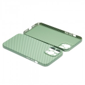 Husă iPhone 13 Pro LUXO Kevlar Awesome Green