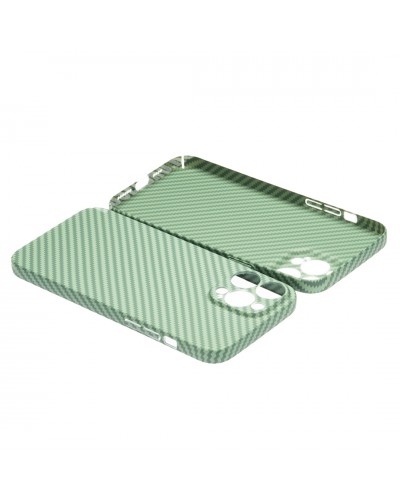 Husă iPhone 13 Pro LUXO Kevlar Awesome Green