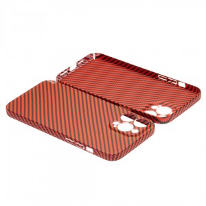 Husă iPhone 13 Pro LUXO Kevlar Awesome Red