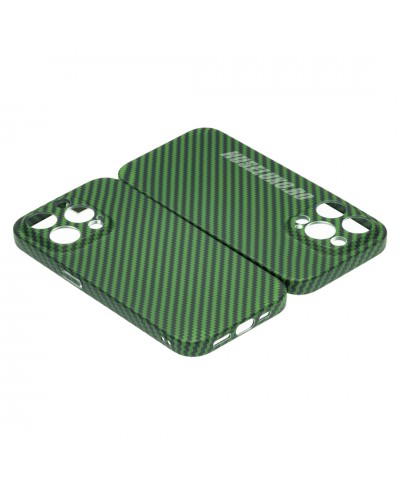 Husă iPhone 13 Pro LUXO Kevlar Forest Green