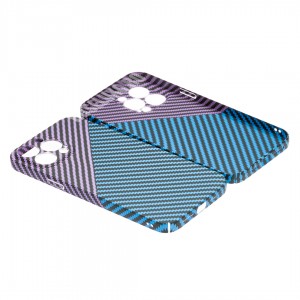 Husă iPhone 13 Pro LUXO Kevlar Purple & Blue