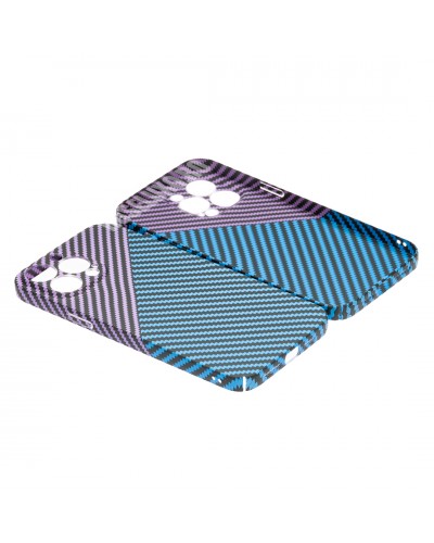 Husă iPhone 13 Pro LUXO Kevlar Purple & Blue Husă iPhone 13 Pro LUXO Kevlar Purple & Blue