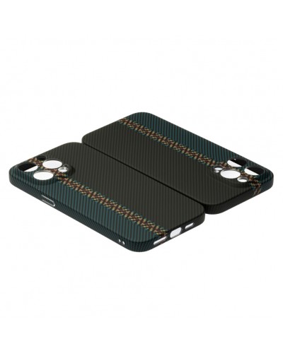 Husă iPhone 14 Pro Max LUXO Kevlar Black & Blue