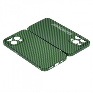 Husă iPhone 14 Pro Max LUXO Kevlar Forest Green