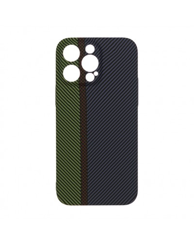 Husă iPhone 14 Pro Max LUXO Kevlar Green & Purple