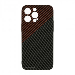Husă iPhone 14 Pro Max LUXO Kevlar Red & Grey