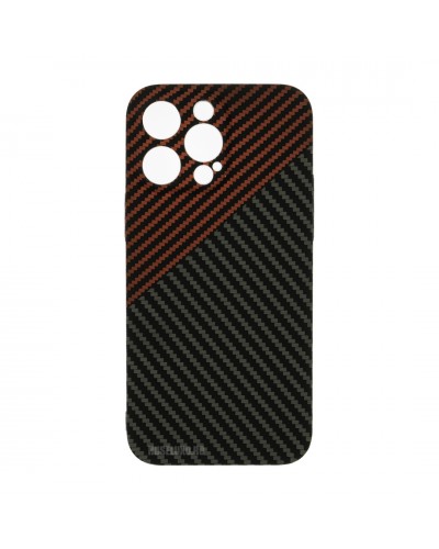 Husă iPhone 14 Pro Max LUXO Kevlar Red & Grey