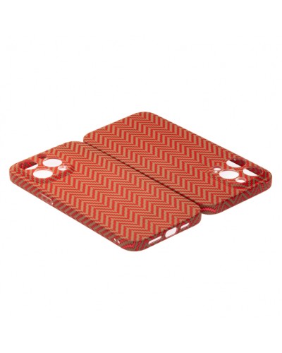 Husă iPhone 14 Pro Max LUXO Kevlar Traditional Red