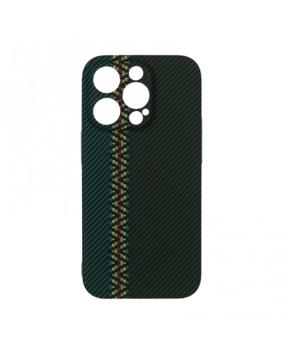 Husă iPhone 14 Pro LUXO Kevlar Black & Blue