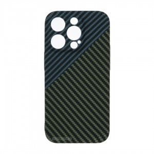 Husă iPhone 14 Pro Max LUXO Kevlar Blue & Green