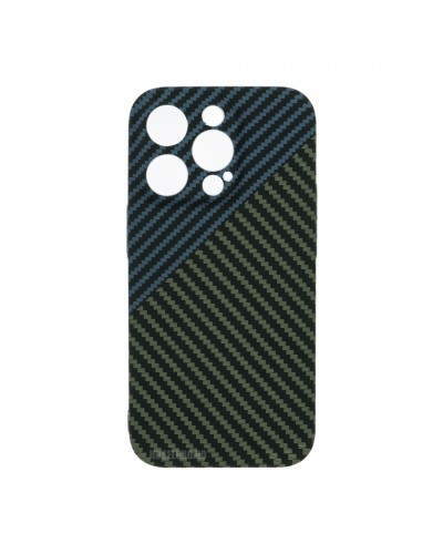 Husă iPhone 14 Pro Max LUXO Kevlar Blue & Green