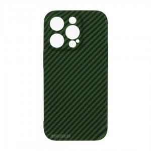 Husă iPhone 14 Pro LUXO Kevlar Forest Green