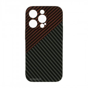 Husă iPhone 14 Pro LUXO Kevlar Red & Grey