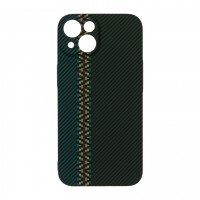 Husă iPhone 14 LUXO Kevlar Black & Blue