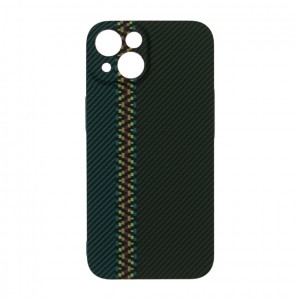 Husă iPhone 14 LUXO Kevlar Black & Blue