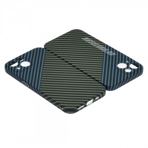 Husă iPhone 14 LUXO Kevlar Blue & Green