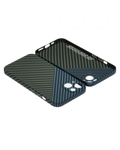 Husă iPhone 14 LUXO Kevlar Blue & Green