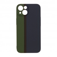 Husă iPhone 14 LUXO Kevlar Green & Purple
